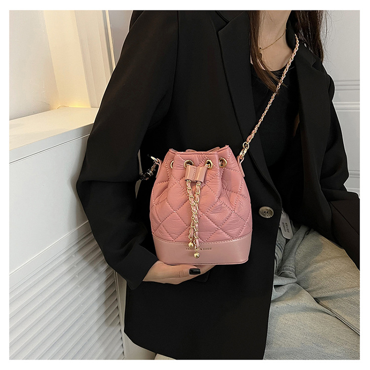 Stil Damentasche, kleine duftende Windwasser-Eimertasche, hochwertige Damen-Umhängetasche aus weichem Leder, vielseitige_voghion.com