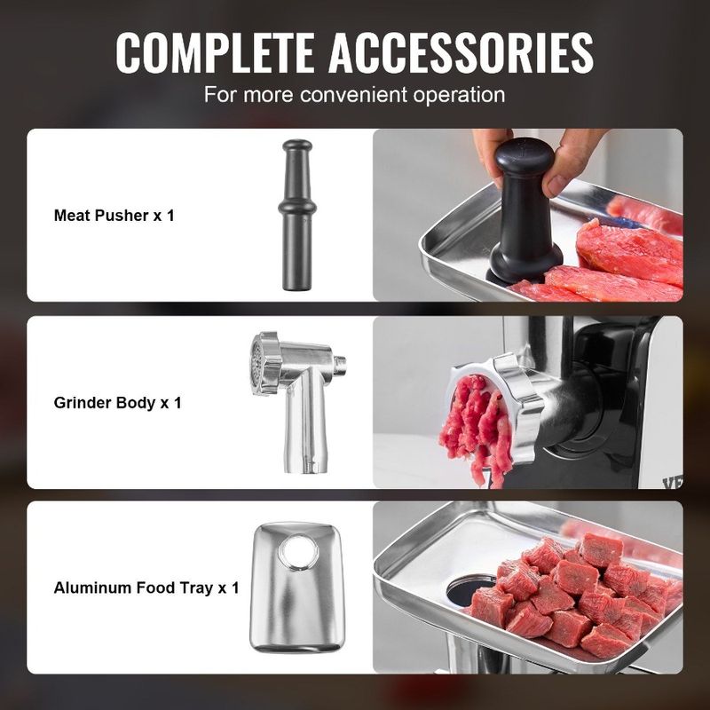 Electric Grinder Kitchen 3 Min Stuffer Home Lbs For Meat Sausage Maker_voghion.com