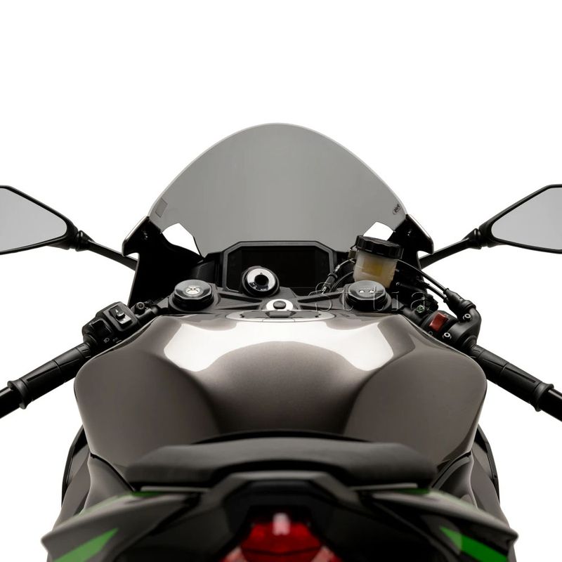 Para-brisa para motocicleta Kawasaki NINJA ZX6R ZX-6R ZX 6R Ninja 2024 2025 Defletor de vento com bolha dupla_voghion.com
