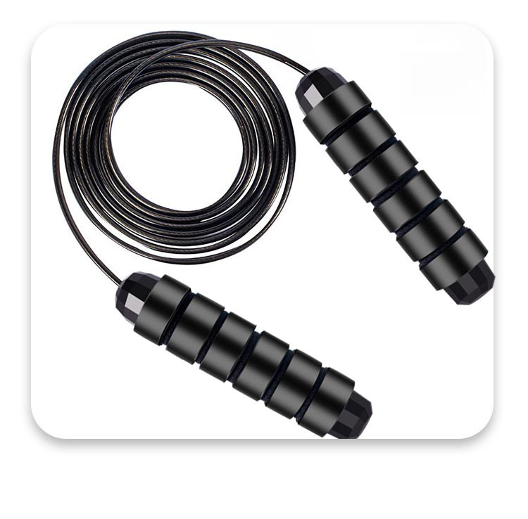 Corda per allenamento con pesi per adulti, con filo d'acciaio e cuscinetto, velocità regolabile, per interni ed esterni_voghion.com