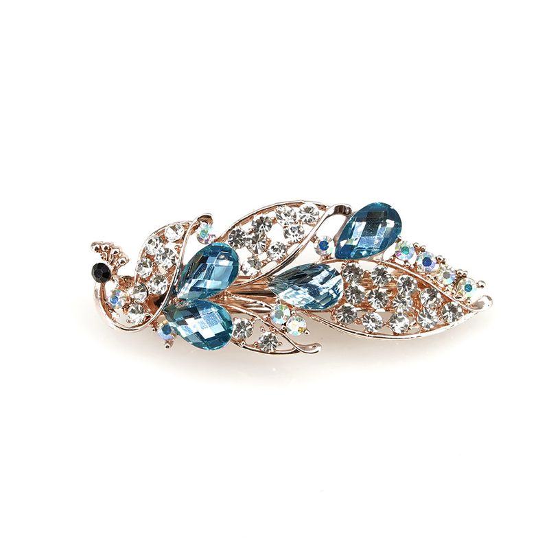 Copricapo in lega con fiocco di cristallo, clip con diamante Peace Spring Water, set di capelli in metallo, accessorio_voghion.com