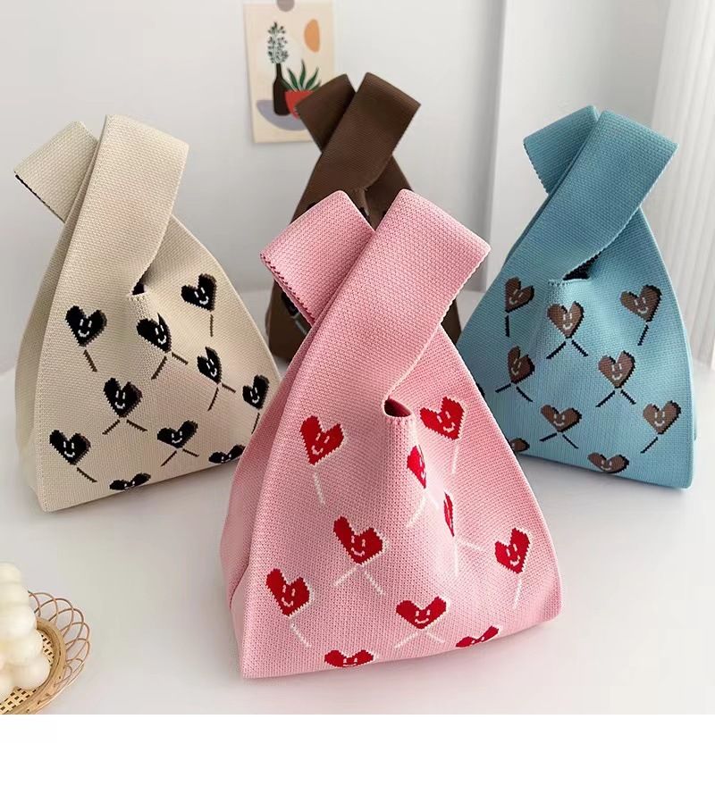 Nuova borsa a maglia per gatti, borsa a tracolla di grande capacità, borsa a gilet, borsa a tracolla in lana, borsa regalo a mano_voghion.com