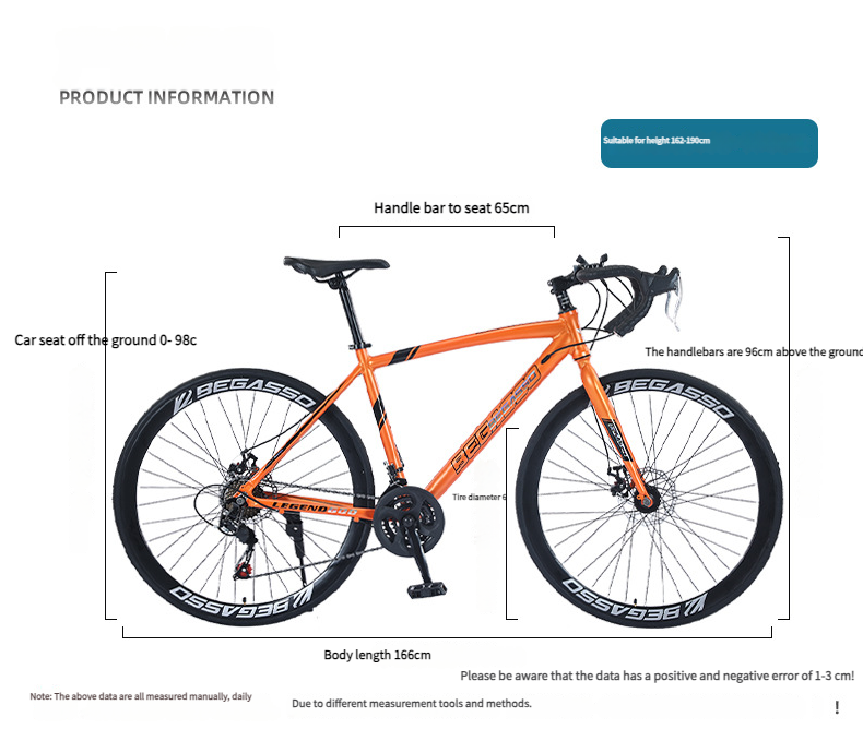 Vélo de route léger en alliage d'aluminium, poignée courbée, pour homme et adulte, vitesse variable, pour étudiant_voghion.com