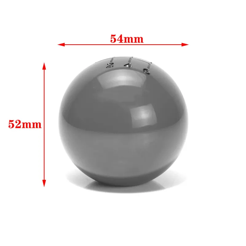Universal 6 Speed ball shape Acrylic Car Gear Shift Knob Shifter Lever Head_voghion.com