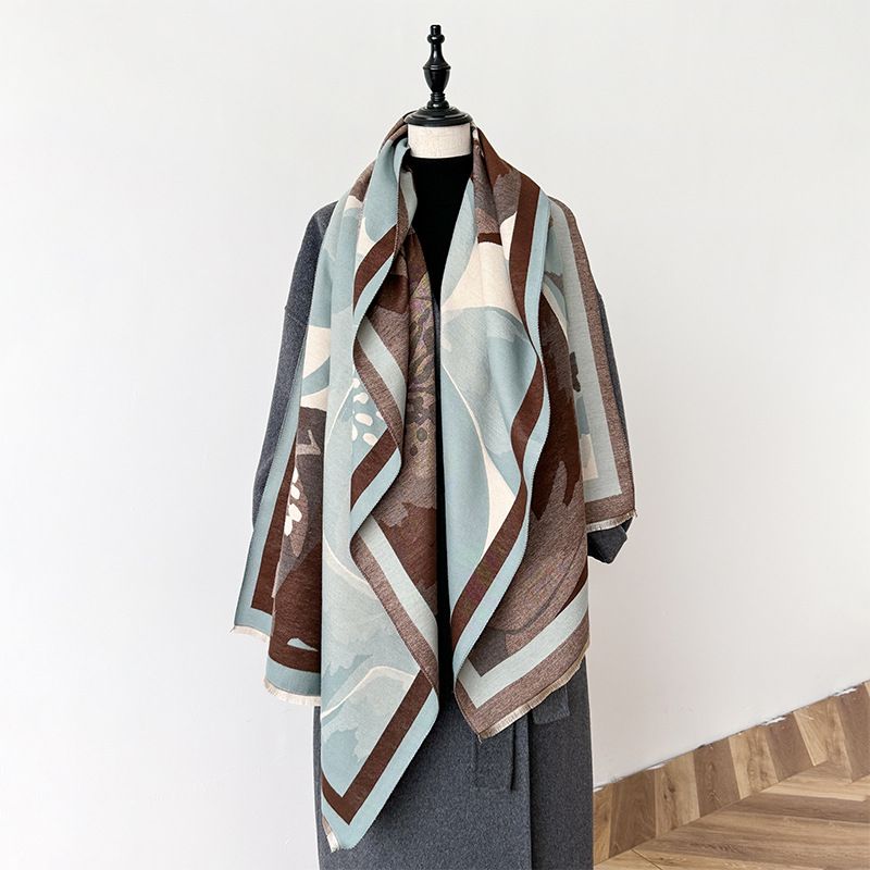 Koreanische Version des Nischenminimalismusstils, warme und dicke Damen im Herbst, High-End-Feeling im Winter, große Schals für Studenten,_voghion.com