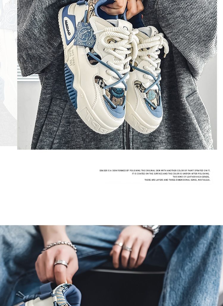 Herrenschuhe neue Herbst- und Winterschuhe atmungsaktive vielseitige Freizeitschuhe mit dicker Sohle Herrenmode Trend Sportschuhe_voghion.com