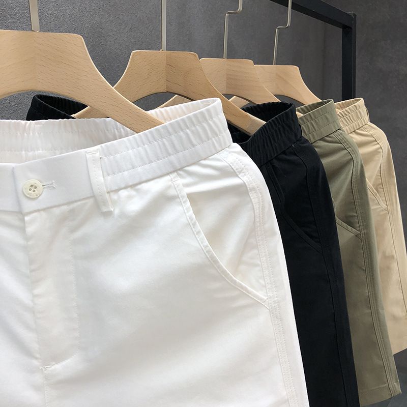 Herrenbekleidung Shorts Herren Sommer Fünf-Punkt-Hose Hose Trendy Sommer Casual Dünne 5-Punkt-Strandhose Mittellange Hose Trendy_voghion.com