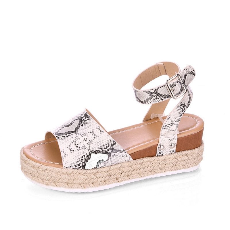 Damsko SpotHot Säljer Sandaler Tjocksulor Rep Platform Bottensandaler För Kvinnor_voghion.com