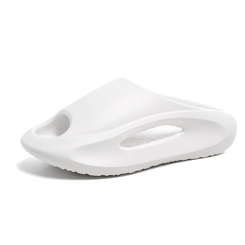 Chaussons une pièce pour homme, motif bouche de poisson, avec semelle épaisse et douce qui améliore la sensation de marcher sur des excréments. Extérieur et maison_voghion.com