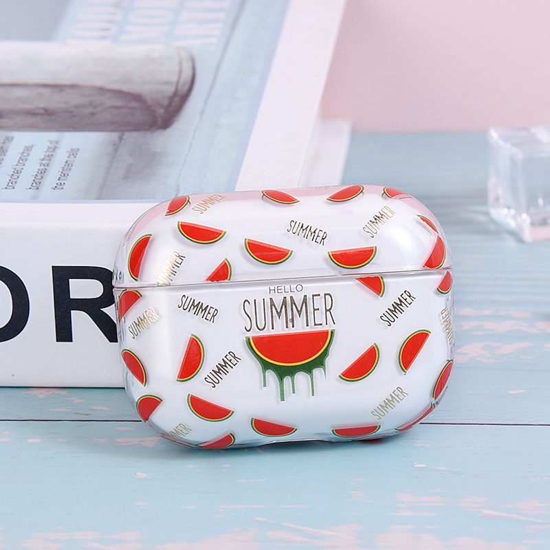 Za Airpods Pro 2 Gen 2022, prozirna tvrda PC maska za slušalice s uzorkom voća, za Apple Air Pod 3 Pro 1_voghion.com