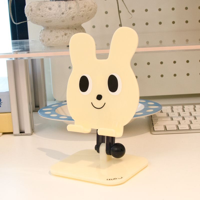 Supporto per telefono a forma di cartone animato, pieghevole, regolabile, per guardare programmi, tablet, streaming live, universale, da tavolo_voghion.com