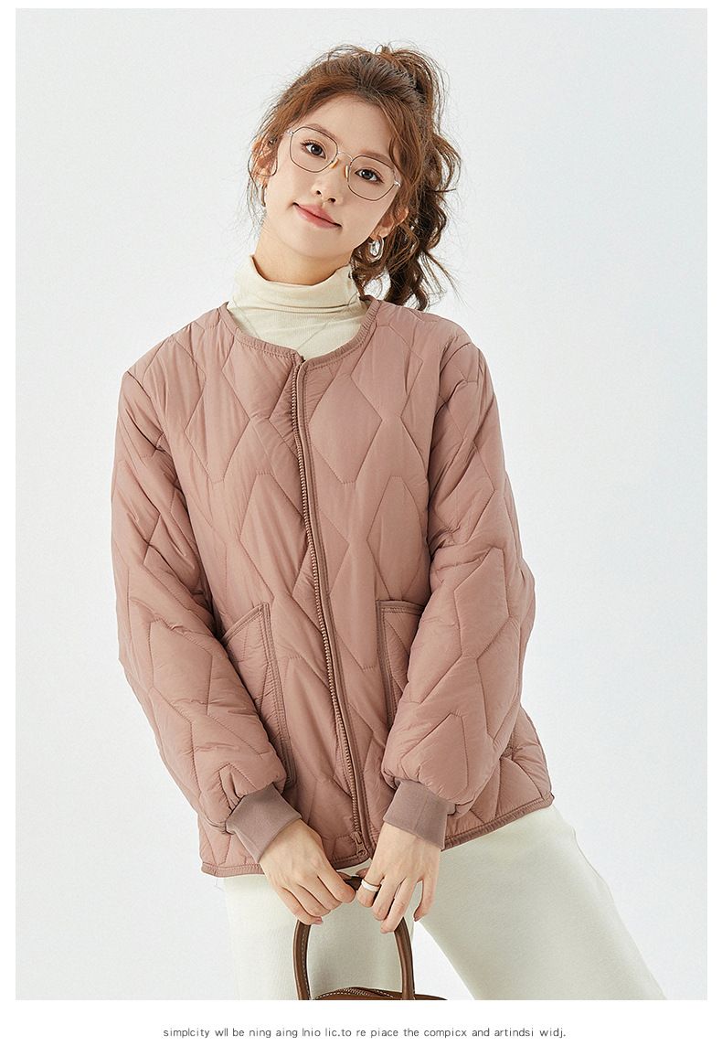 Unisex-Winterjacke mit Fleecefutter und Reißverschluss – warmer Mantel in Übergröße mit dicker Polsterung für Damen und Herren (mehrere Farben und Größen)_voghion.com