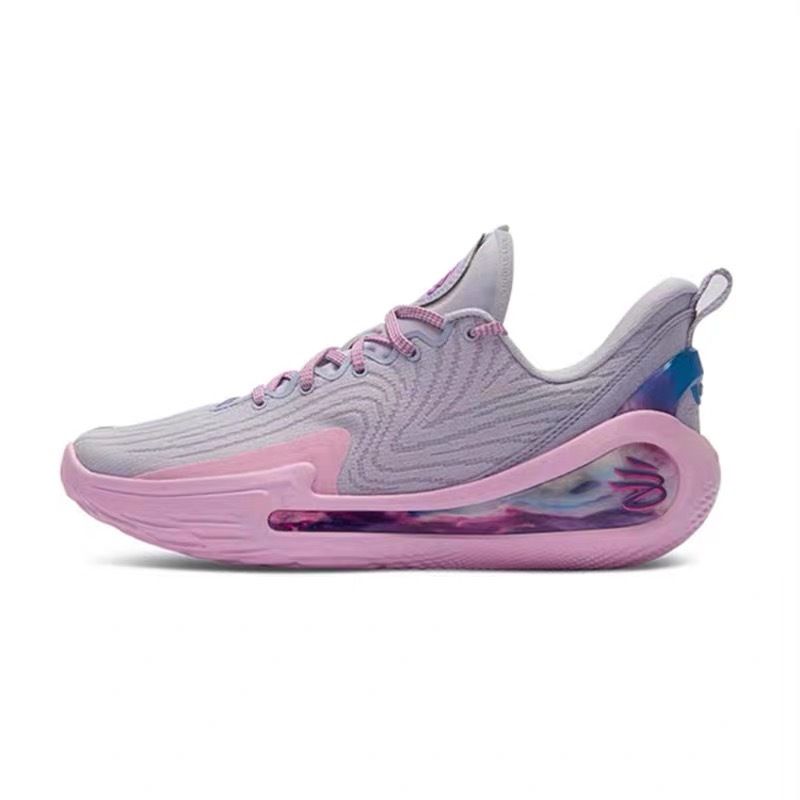 Neues Produkt: Basketball der 12. Generation in China, Pink und Lila, Curry 12 Plate Ancient Galaxy Low Top Sportschuhe_voghion.com