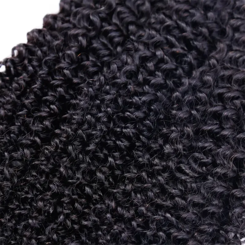 Mongolian Kinky Curly Human Hair Bundles Jerry Curl Remy Weave Raw Extensions_voghion.com