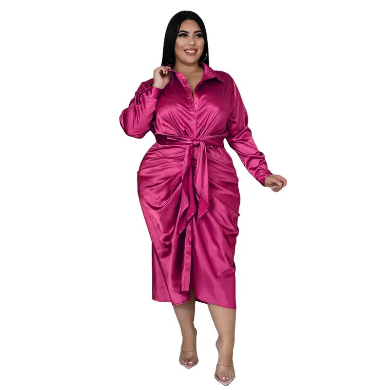 Damenbekleidung Nachtclubkleidung Reflektierendes Hemdkleid aus Seide mit plissierten Trägern_voghion.com