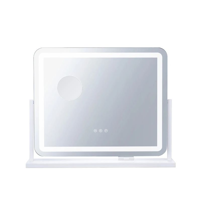Port Color Lighted Vanity In USB Mirror Makeup W Magnification21.7x17.7 3_voghion.com