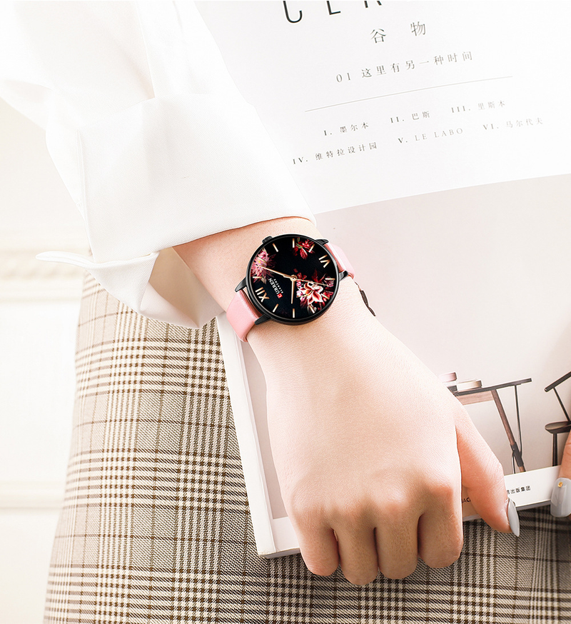 Curren/Carryon 9059 Gürtel wasserdicht Quarz Mode Casual Damenuhr_voghion.com