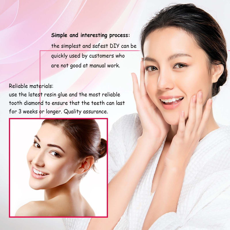 Tooth Kit Jaysuing Tooth Jewelry Shiny Sticker Spicy Girl Jewelry Easy to Remove and Install Crystal Dental Drill_voghion.com