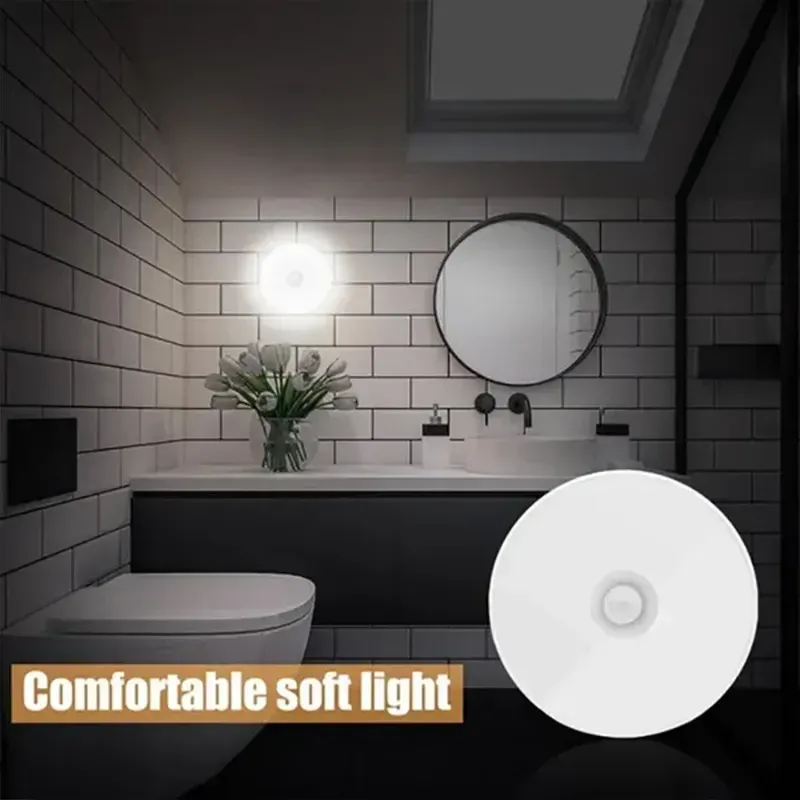 Bewegungssensor-Licht, LED-USB-Nachtlichter, wiederaufladbare Lampe für Schlafzimmer, Treppenhaus, Flur, Kleiderschrank, Schrankbeleuchtung_voghion.com