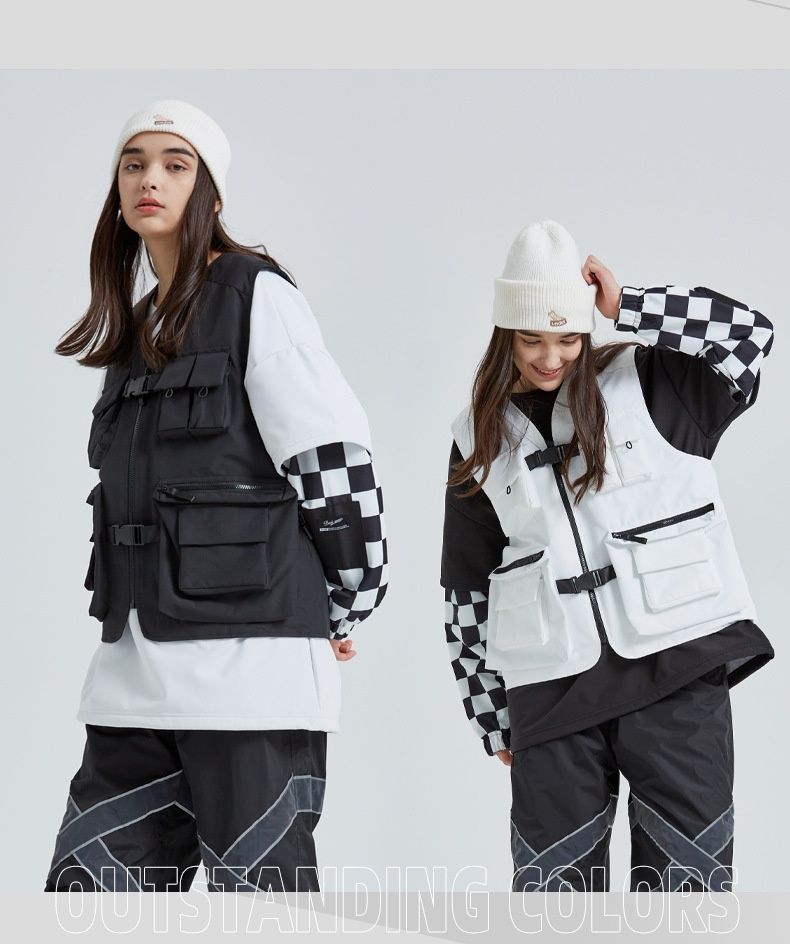 001 New Vest For Men Women, Water-Resistant, Warm, Multi-Pocket, Single And Double Board Ski Jacket, Sweatshirt Outerwear_voghion.com