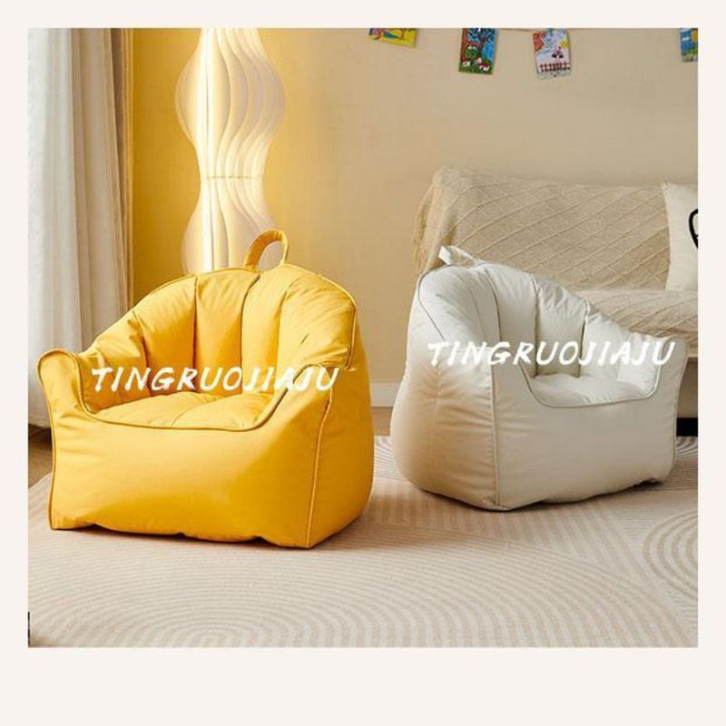 Divano letto a sacco con pouf a forma di zucca, per soggiorno, dormitorio, poltrona tatami, balcone pigro_voghion.com