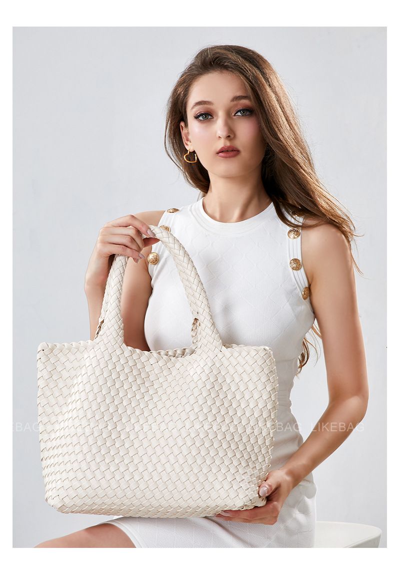 Borsa a mano, nuova borsa composita di alta qualità intrecciata a mano, borsa a tracolla extra-large, disponibile in vari colori._voghion.com