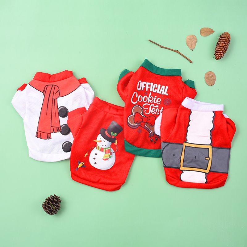 Christmas French Bulldog, Pet Soft Women's Clothes For Small And Medium Dogs, Puppies, Chihuahuas, Dog Clothes, By PawParty Store_voghion.com