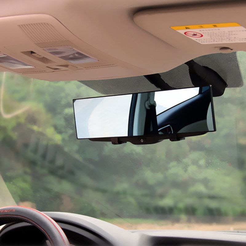 Car Rearview Mirror 11.4in Interior Clip-on Curve Convex Panoramic Anti-glare Rear View Mirrors_voghion.com