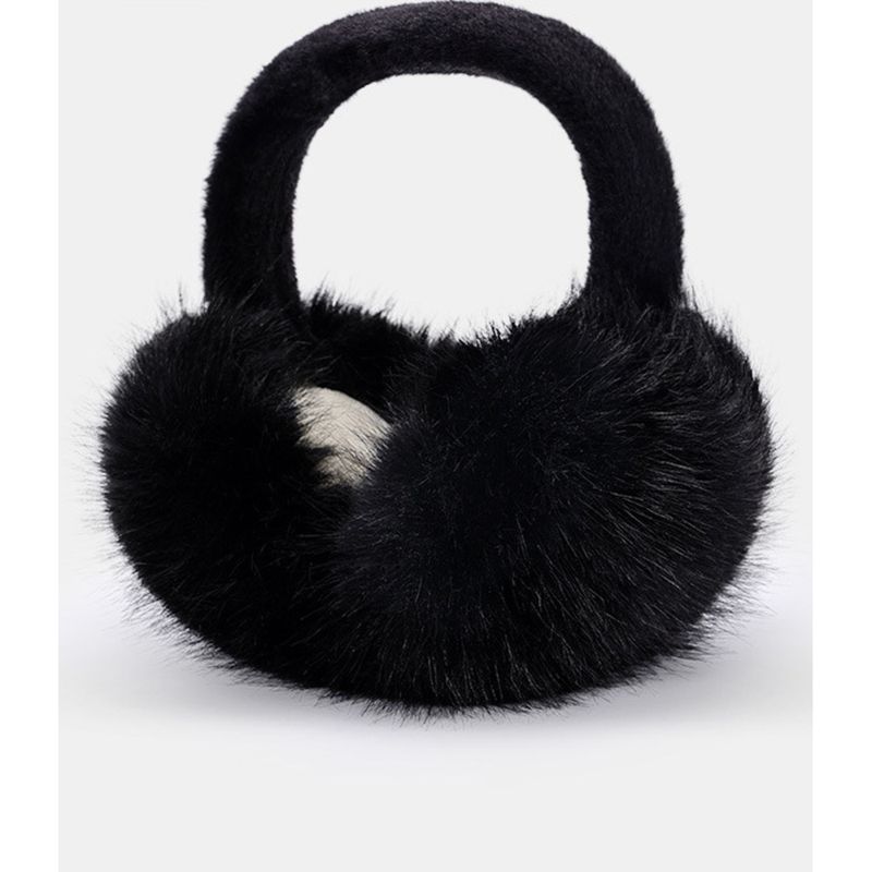 Chaussettes chaudes d'automne et d'hiver pour étudiantes, cache-oreilles mignons et chauds pour les trajets domicile-travail, cache-oreilles en peluche imperméables et chauds._voghion.com