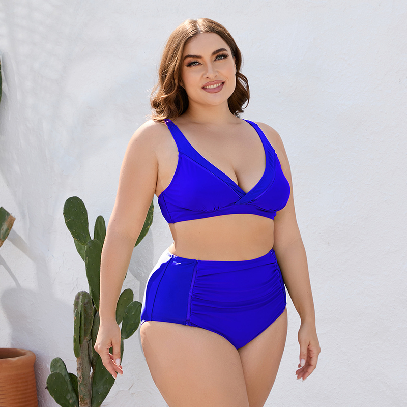 Hot Selling Bikini Sexy Plus Fat Plus Multi-Color Optional Split Swimsuit for Women_voghion.com