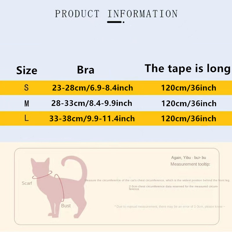 Cat Harness Leash Straps Soft And Comfortable Cat Walking Jacket,Cat Harness And Leash Set_voghion.com