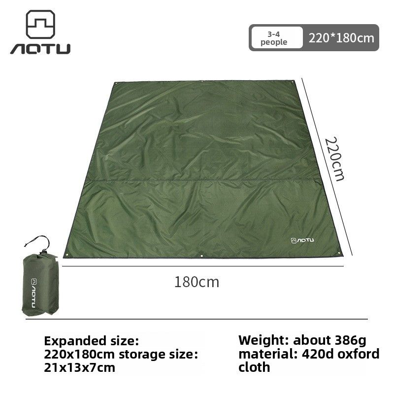 Picknick Multifunctionele Grond Oxford Doek Camping Strand Buiten Eetmat Zonnescherm Luifel AT6220_voghion.com