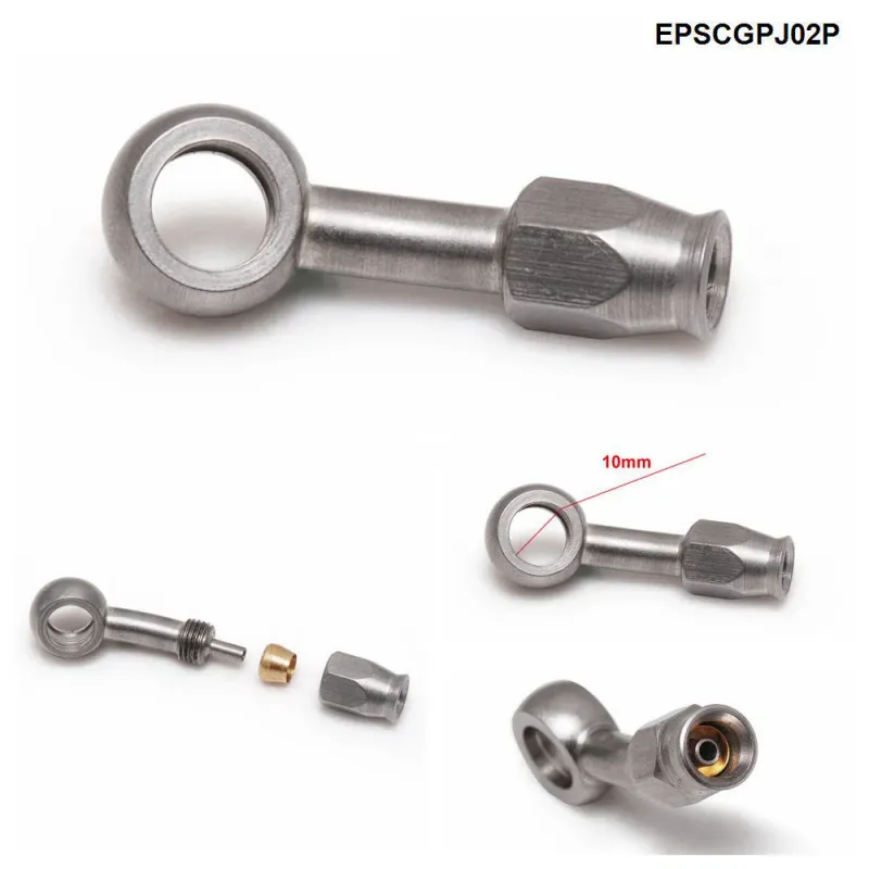 1PC Aço Inoxidável AN3 para AN -3 Extremidades de Mangueira Giratória de Freio Reto Encaixe de Carro EPSCGPJ_voghion.com