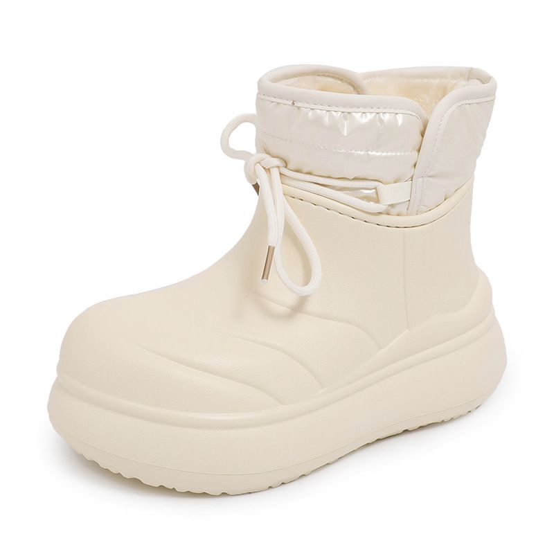 XH8802 Scarpe da donna alte e impermeabili, invernali, 2025, nuove, stile outdoor, antiscivolo, foderate in pile, con tacco caldo in cotone_voghion.com