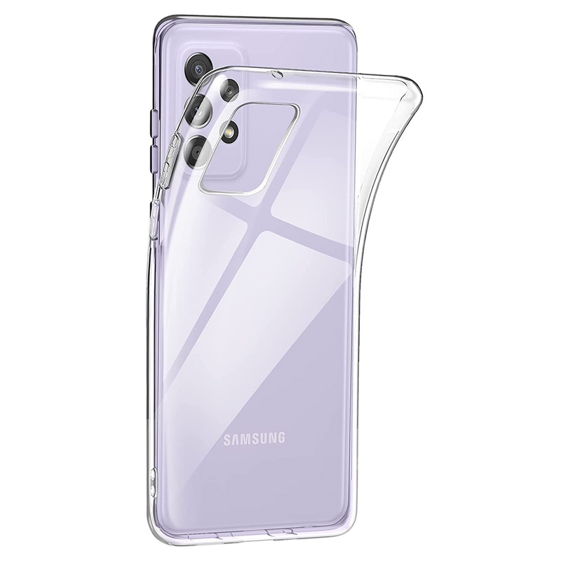 Mykt silikondeksel for Samsung Galaxy A73 A53 A33 A13 A03 A82 A72 A52 A42 A32 A22 A12 5G Ultra Thin Clear Case Cov_voghion.com