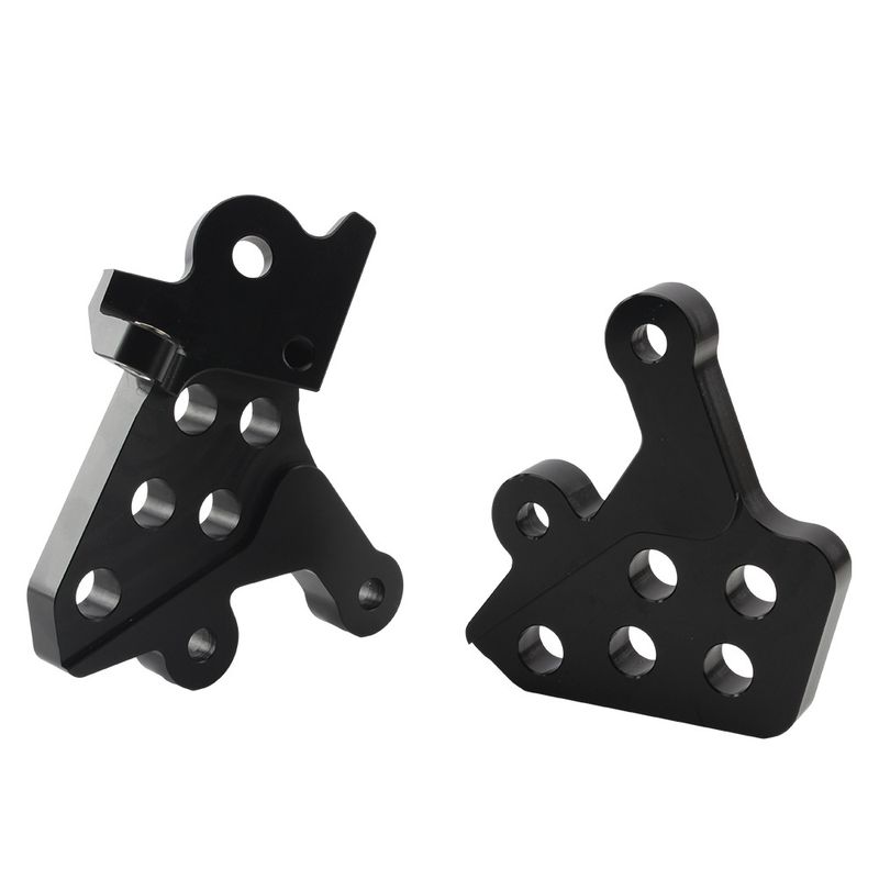 Motorcycle Front Footrest Bracket Support Stand - Heavy-Duty Steel Construction For Enhanced Stability & Comfort - Compatible With Multiple Bike_voghion.com