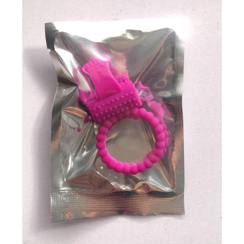 Anello vibrante in silicone con lecca-lingua, anello di serraggio, anello di bloccaggio, anello di ritardo, giocattoli sessuali per adulti_voghion.com