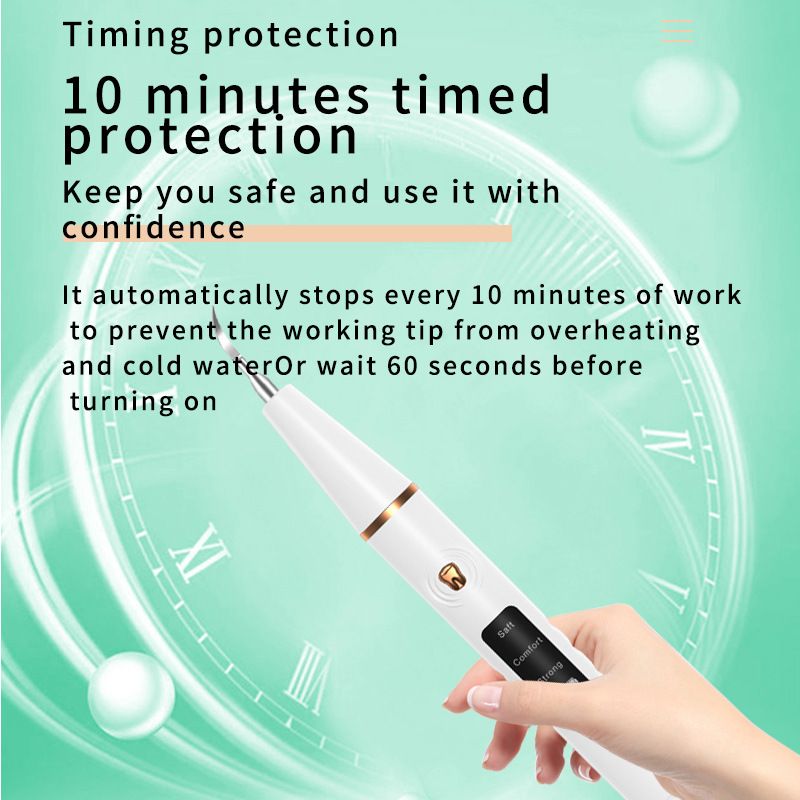 Ultrasonic Cleanser, Tooth Washing Multi functional Intelligent Teeth Cleaning and Beautifying Device, Caring for Knot_voghion.com