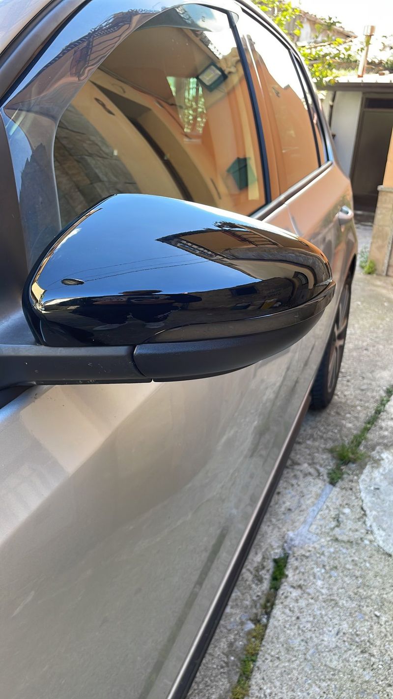 Dövme Karbon Yan Ayna Kapağı Kapağı VW Golf VI GTI 6 MK6 R20 GTD 2010 2011 2012 2013 otomobil parçaları muhafazası değiştirin_voghion.com