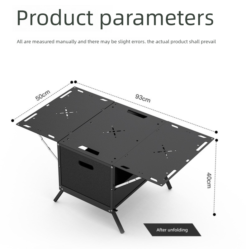Outdoor Folding Camping Organizer Car Picnic Table For Trunk Storage Box_voghion.com