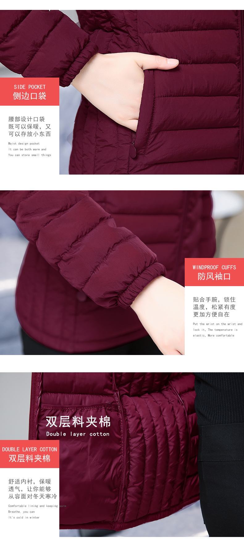 2023 New Winter Jacket High Quality Overcoat stand-callor Coat Women Fashion Jackets Winter Warm Woman Clothing Casual_voghion.com