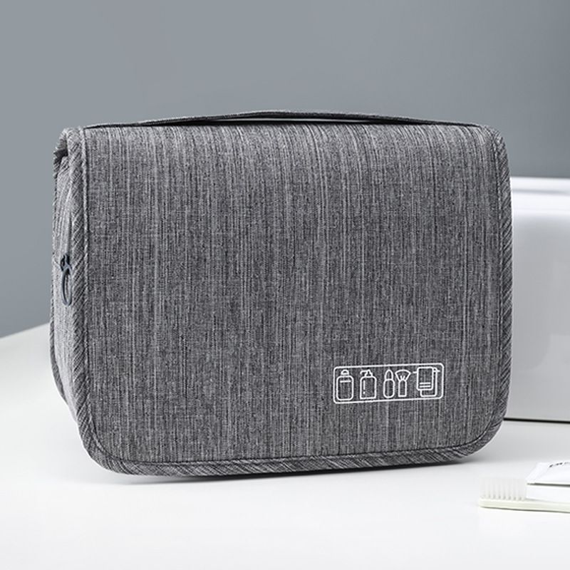 Elite Hanging Toiletry Bag - TSA Approved Dry/Wet Separation, Anti-Microbial, Ryanair Cabin Compliant Travel Organizer_voghion.com