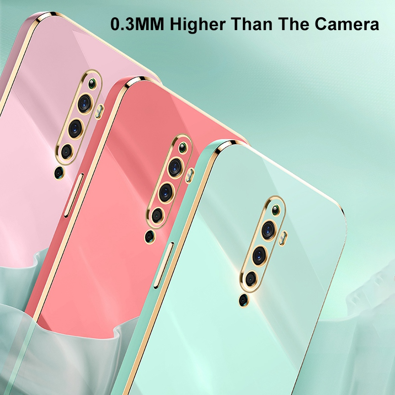 Plating Silikoonist ümbris OPPO Reno 2 Z 2Z 2F Reno2 kaanega Pehme TPU täiskaitsega telefoniümbris OPPO Reno 10X Zoom RenoZ Coque jaoks_voghion.com