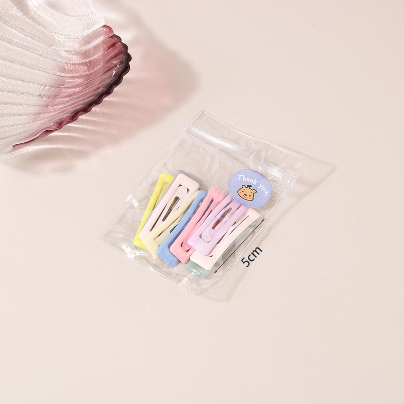 Guanyang ins style 10 bags of basic hairpins Korean version does not hurt the hair candy color cute hairpin side clip bb clip_voghion.com
