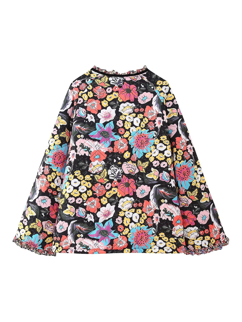 Abbigliamento donna cappotti in cotone trapuntato in lana d'agnello cappotti in cotone con stampa floreale per donna_voghion.com