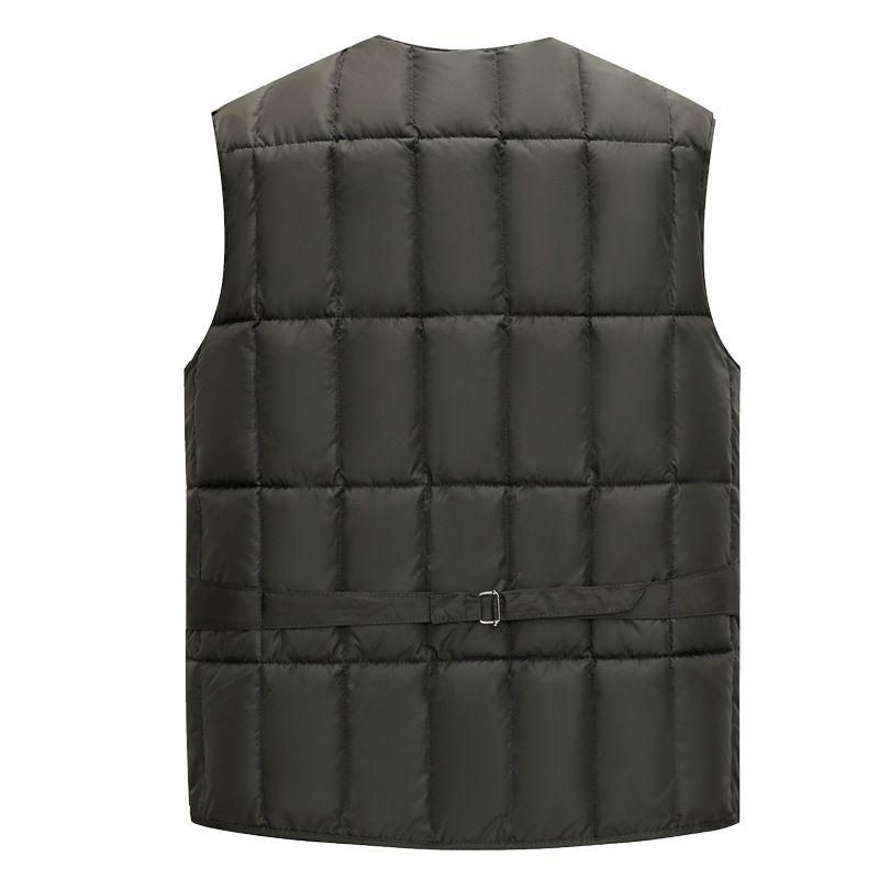 Men's Winter Padded Vest With 10 Pockets - Lightweight Warm Fleece Lined Sleeveless Jacket For Casual & Outdoor Wear (Multiple Colors & Sizes)_voghion.com