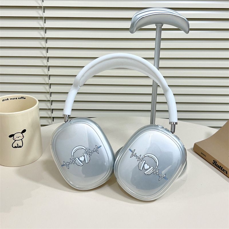 Personalized Headset for  AirPods MAX Headset Case Wireless Bluetooth Transparent Protective Cover_voghion.com