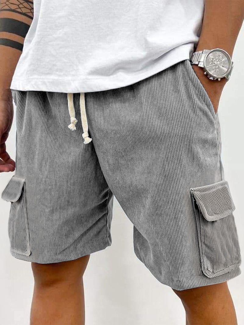 Herrenbekleidung Neue Casual Shorts Coconut Tree Print Hawaiian Herren Strandhose_voghion.com