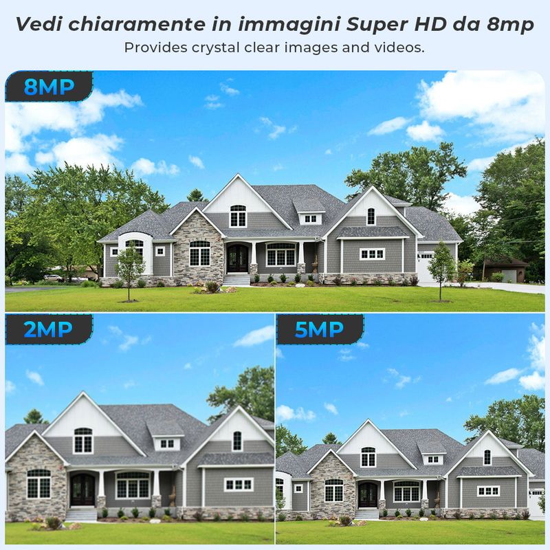 Dual-Lens Security Camera System - WiFi Outdoor PTZ & Bullet Camera With Night Vision (2-Way Audio Motion Detection Waterproof Remote Viewing)_voghion.com
