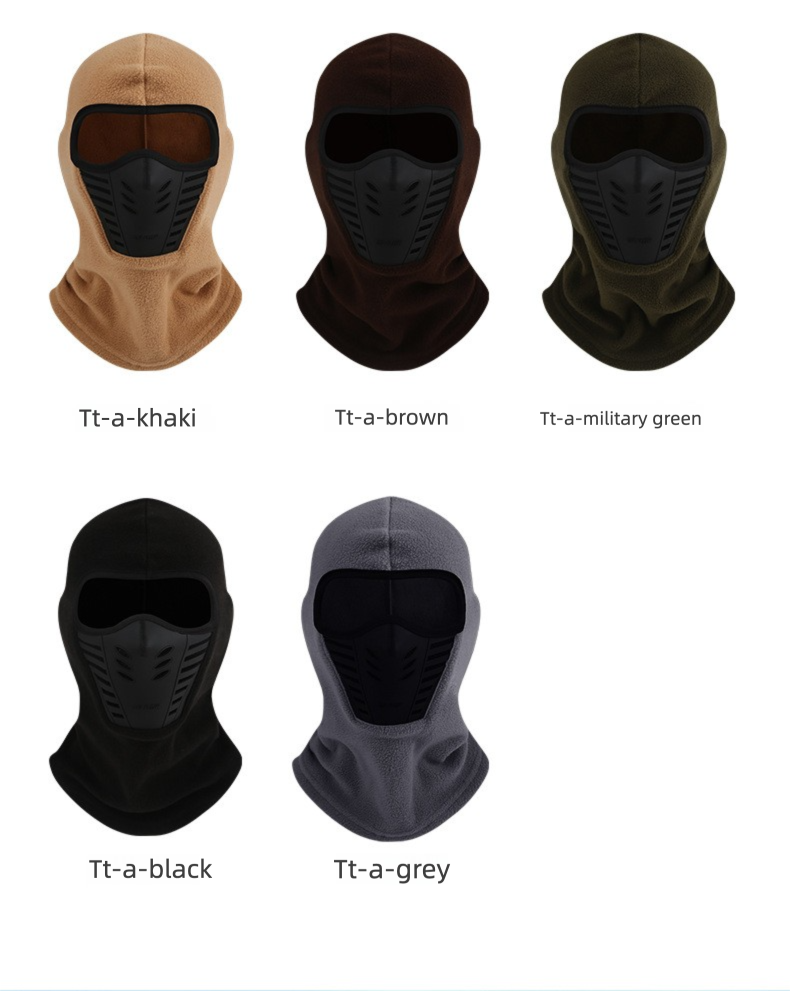 Maschera invernale calda foderata in pile per uomo, fodera per casco da moto elettrica, cappello da sci integrale antifreddo_voghion.com
